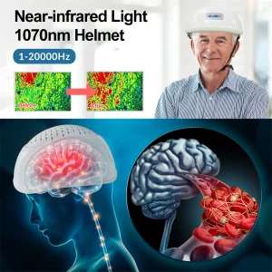 ZJKC Infrared Light Helmet 1070nm Dementia Therapy Gadgets for Stroke Victims