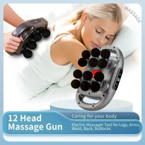 12 Head Massage Gun